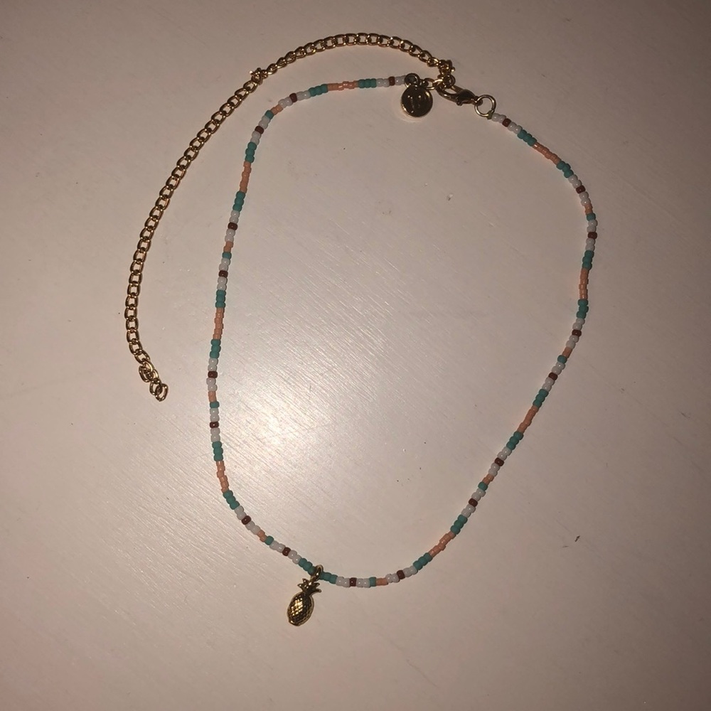 Puravida choker beaded necklace